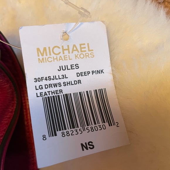 NWT LARGE JULES LEATHER DRAWSTRING SHOULDER BAG - Picture 6 of 6